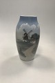 Bing and Grondahl Art Nouveau Vase No 8695 - 243 with Windmill