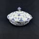 Blue Fluted 
Half Lace 
lidded dish 
with gold, 
1/620
