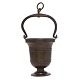 Early 18th 
century Baroque 
Bronze holy 
water pot. H: 
30cm