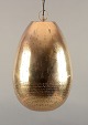 Hedemann, 
Denmark. Large 
ceiling lamp in 
brass.
Egg-shaped. 
Designed with 
circles.
In good ...