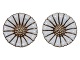 Anton Michelsen 
silver.
Small Daisy 
ear clips with 
enamel.
Diameter 1.8 
cm.
One ear ...