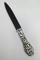 Bernhard Hertz Early Silver (826) Letter Opener Ebony