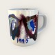 Royal 
Copenhagen, 
Aluminia, Large 
year mug, 1995, 
10.5 cm in 
diameter, 11.5 
cm high, Design 
...
