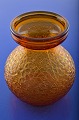 Hyacinth vase 
of pressed 
glass, Fyens 
glassworks. 
Amber colored 
hyacinth glass, 
height 11.5 ...