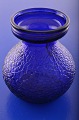Hyacinth vase 
of pressed 
glass, Fyens 
glassworks. 
Blue hyacinth 
glass, height 
11.5 cm. 4 1/2 
...