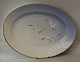 013 Huge serving platter, oval 52.5 cm B&G Seagull Porcelain with gold