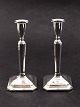 Silver 
candlestick H. 
18 cm. from 
silversmith 
Hans Jensen 
Copenhagen item 
no. 579436