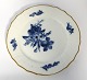Royal 
Copenhagen. 
Blue flower 
with gold. 
Lunch plate. 
Model 1630. 
Diameter 22 cm. 
(1 quality)