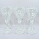Arje Griegst for Holmegaard; Set of six Triton wine glasses
