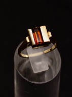 14 carat gold ring  with citrine