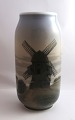 Royal 
Copenhagen. 
Large vase with 
a motif of a 
mill. Model 
2324 - 2306. 
Heigth 29 cm (1 
quality)