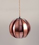 Svend Aage Holm 
Sørensen, 
spherical 
ceiling lamp in 
acid-etched 
copper.
Produced at 
Holm ...