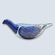 Royal 
Copenhagen, 
Aluminia; A 
faience bird 
#2749. First. 
H. 9,5 cm. L. 
28 cm. Royal 
Copenhagen ...