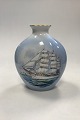 Bing and 
Grøndahl Art 
Nouveau Vase - 
The Training 
Ship Danmark at 
Kronborg No. 
8872/5506. 
Motif ...