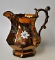 English luster 
jug, 19th 
century.