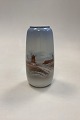 Lyngby Porcelain Vase with Mill No. 130-2/93