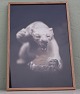 Lars Dyrendom: 
No #7 Polar 
Bear RC 1108 
Photo including 
glass and 
wooden frame 
62.5 x 42.5 cm  
...