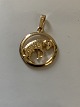 Beautiful 
pendant with 
the zodiac sign 
Aries. The 
pendant is 14 
carat gold, and 
forged with 
many ...