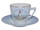 Bing & Grondahl 
Norway pattern, 
coffee cup and 
saucer. 
Decorated with 
"Lindesnes ...