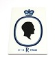 Royal 
Copenhagen. 
Plaque with 
Prince Richard. 
Measures 13*9 
cm