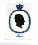 Royal 
Copenhagen. 
Plaque with 
Prince Henrik. 
Measures 13*9 
cm
