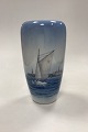 Royal 
Copenhagen Art 
Nouveau Vase - 
Sailboat at 
Kronborg No. 
2609/1049. 
Measures 23 cm 
/ 9.06 ...