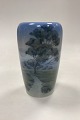 Royal 
Copenhagen Vase 
with Road Tree 
No. 716/5448. 
Measures 20 cm 
/ 7.87 in. 1st 
Quality