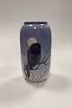 Royal 
Copenhagen Art 
Nouveau Vase 
with Owl No. 
347/107. 
Measures 21 cm 
/ 8.27 in. 1st 
Quality