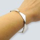 Hans Hansen; Peak bracelet of sterling silver
