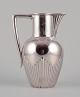 P. Hertz, 
Danish 
silversmith.
Large Art 
Nouveau pitcher 
in 830 silver.
Ribbed design.
Early ...