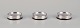 GAB, Sweden.
Three salt 
cellars in 830 
silver and 
bakelite. Art 
Deco style.
From the ...