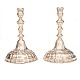 Pair of A. 
Michelsen, 
Copenhagen, 
silver 
candlesticks 
dated 1858
H: 22cm