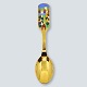 A. Michelsen; 
Christmas spoon 
1988, Knud Erik 
Færgemann