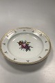 Early Royal 
Copenhagen 
Flora Danica 
Pearl Pattern 
plattern with 
flowers 
1780-1790
Måler 32cm ...