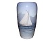 Royal 
Copenhagen vase 
with sailboat. 
The vase is 
decorated all 
the way around.
&#8232;This 
...