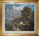 German artist 
19th century, 
Romatic 
landscape.