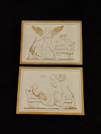 Bing & Grndahl biscuit plaques