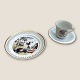 Bing & 
Grøndahl, Carl 
Larsson, Cup, 
saucer and cake 
plate, Motif 
no. 9 "Crabfish 
catch", 7cm ...