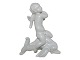 Bing & Grondahl 
Blanc de Chine 
figurine, boy 
with dolphin 
with a matte 
glaze.
Designed by 
...