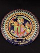 Bjørn Wiinblad 
Christmas plate 
1974 subject 
no. 586320