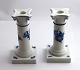 Royal 
Copenhagen. 
Blue flower. 
Candlesticks. A 
pair. Model 
8215. Height 15 
cm. (1 quality)