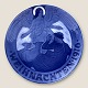 Royal 
Copenhagen, 
Juleplatte, 
1916, Archangel 
and shepherd, 
German text: 
Weihnachten, 
18cm in ...
