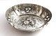 A. Dragsted. 
Oval silver 
bowl. Length 
18.5 cm. Width 
15.5 cm. 
Produced 1910.