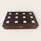 Rosewood box 
with sterling 
silver inlays. 
Manufactured by 
Hans Hansen in 
the 1960s. 
Stamped: 925 
...