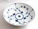 Royal 
Copenhagen. 
Blue fluted, 
plain. Round 
bowl. Model 19. 
Width 21 cm. (2 
quality)