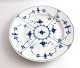 Royal 
Copenhagen. 
Blue fluted, 
plain. Plate. 
Model 177. 
Diameter 22,5 
cm. (2 quality)