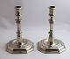 Silver 
candlesticks 
(830). Height 
17 cm.
