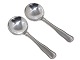 Georg Jensen 
sterling silver 
Old Danish 
(Dobbeltriflet), 
round soup 
spoon.
Length 14.2 
...