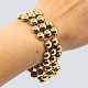 Jørgen 
Christiansen 
gold jewellery.
Bracelet in 
14k gold. 
From around 
1920-1930.
With clasp ...
