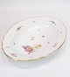 Dish of Royal 
porcelain with 
patterned Saxon 
flower 
decorated on 
the edge with 
gold. ...